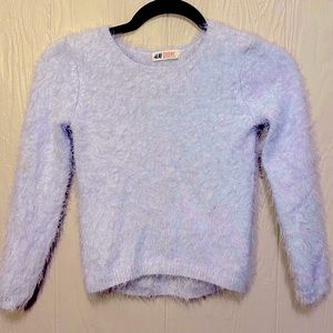 H&M fuzzy knit crop sweater!